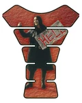 766052-LETHAL Threat Universal Tank Pad, Fits Most Sport Bikes. Ozzy Hell Sign. Fixed Price $19.99.