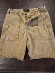 Abercrombie & Fitch Khaki Shorts 28 Paratrooper Button Fly Vtg Y2K B615. Fixed Price $28.99.