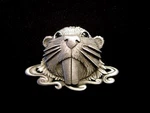 "jj" Jonette Jewelry Silver Pewter 'big Tooth Beaver' Pin. Fixed Price $15.99.