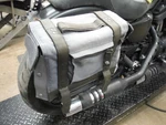 Burly Voyager Saddlebag Black B15-1000B For Harley XL1200CX Roadster. Fixed Price $89.00.