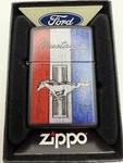 2022 Ford Mustang Horse Bars Red White Blue Black Matte Zippo Lighter New 48016. Fixed Price $26.95.