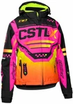 Castle CX1 Womens Snow Jacket Pink Glo/orange/black. Fixed Price $329.99.