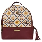 Imars Faux Leather Printed Shoulder Bag Backpack Zip Clouser-cherry Patola. Fixed Price $127.00.