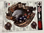 Freedom Isn But It's Worth Fighting Bald Eagle Decal Stickers. Fixed Price $7.50.