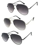 Retro Pilot Full Lens Magnified Tinted Readers Reading Sunglasses UV400. Fixed Price $23.95.