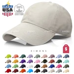 Cotton Baseball Cap Dad Hat Adjustable Plain Solid Washed Men Premium 2026. Fixed Price $12.99.