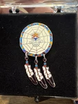 Salt Lake City Olympics Pin Indian Dream Catcher 3 Dangle Feathers New Box. Fixed Price $29.99.