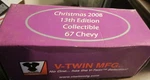 Tedd Cycle 48-1262 V-twin Christmas 2008 13TH Edition 67 Chevy Pickup. Fixed Price $17.99.