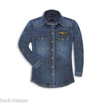 Ducati Scrambler Denim Rider Ladies Jeans Shirt Lady New. Fixed Price $87.10.