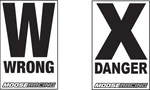 Moose Racing Danger Wrong Way Course Track Markers 50PK Atv. Fixed Price $35.51.