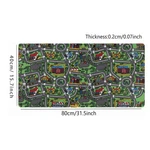 40*90CM Retro Nostalgia City Design Large Mouse Pad 31.5X15.7 Ultra-smooth Sur. Fixed Price $17.99.