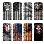 8PCS Seamless Skull Face Mask, American Flag Neck Balaclava Bandana, Sun Prot.... Fixed Price $21.92.