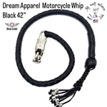 Dream Apparel Black Leather Get Back Whip 42 With Monkey Fist & Skulls. Fixed Price $29.35.