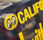 Pair License Plate Bolts Hot Rod Chopper Mooneyes Logo Vtg Style Custom. Fixed Price $29.99.