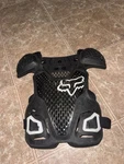 Fox Racing R3 Youth Roost Deflector Motocross Chest Protector Stone Shield Black. Fixed Price $48.99.