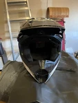 Fly Racing Kinetic K120 Helmet Hi-vis/grey/black Youth Large 73-8620YL. Fixed Price $80.00.