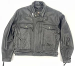 Harley Davidson Black Leather Nevada Jacket Coat 98122-98VM/000L Mens Large. Fixed Price $425.00.