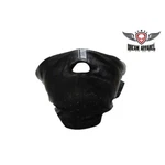 Motorcycle Biker Rider Genuine Black Leather Face Mask With Fleece Lining. Fixed Price $26.00.