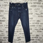 Levis 501 Jeans Womens 32X28 Short Ankle Dark Blue Wash High Rise Button Fly. Fixed Price $26.35.