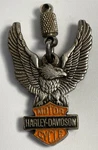 Vtg Harley-davidson Motorcycle Silver-tone Key Chain Pendant Official Licensed. Fixed Price $17.89.