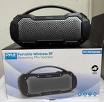 Pyle Portable Wireless Bt Streaming SPEAKER-IPX6 Waterproof. Fixed Price $50.00.