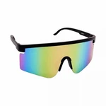 100% S2 Cycling Sunglasses Shield Multicolor Mirrored Lens Black Frame UV400. Fixed Price $92.80.