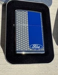 Vintage Zippo Ford Bars Lighter, 24033, F-150, Mustang, Oval, Ultra Rare, Mint. Fixed Price $54.99.
