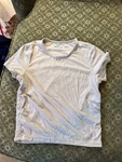 Nwot Gold Hing Cropped Tee-women-size Small-cinched Sides-pastel Lavender. Fixed Price $12.00.