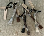 Cowboy Collectibles Rope Style Braided Horse Hair Key Chain / Concho Accents. Fixed Price $19.95.