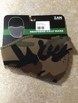 Zan Neoprene Headgear Half Mask Face Woodland Camo One Size Fits Most WNFM118H. Fixed Price $12.90.