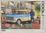 Eurographics 1000 Piece Jigsaw Puzzle "hard Day Work Ford Truck New Complete. Fixed Price $29.95.