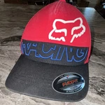 Fox Racing Fitted Hat Cap Flexfit Osfm Black Youth Logo Spell. Fixed Price $12.50.