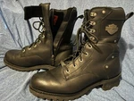 Harley-davidson Men 10 Leather Riding Boots D93243 Size 12 Near Mint. Fixed Price $150.00.