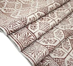 Indian Hand Block Printed Cotton Rug 4X6 Area Living Room Decor Yoga Mat. Fixed Price $71.20.