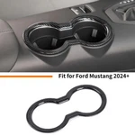 Ford Mustang 2024+ Carbon Center Front Water Bottle Cup Holder Frame Cover. Fixed Price $19.49.