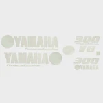 Yamaha Boat Cowling Decals 155042-05 Chaparral 300 Fourstroke Seafoam (kit). Fixed Price $197.88.