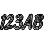 Hardline Gray/black Sticker Kit DGBKG400. Fixed Price $20.95.