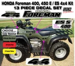 Honda Foreman 400 450 Es 4X4 Oem Decal Emblem Sticker Kit Forman Atv Quad Set. Fixed Price $44.99.
