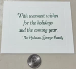 Official 1980 Indianapolis Motor Speedway Holiday Greeting Card/envelope. Fixed Price $8.00.