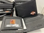 Men's Harley Davidson Black Leather Wallet Brand New In Gift Box. Fixed Price $45.00.