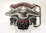 Harley Davidson Eagle Belt Buckle Est 1903 Made In Usa, Tri-color Enameled Metal. Fixed Price $22.47.