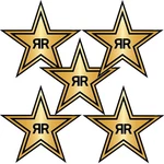 Factory Effex 5PK Rockstar Stickers 28-90000. Fixed Price $11.19.
