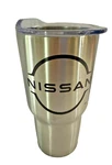 Nissan Stainless Steel Silver Double Walled Insulated Travel Tumbler. Fixed Price $12.97.