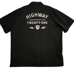 Highway 21 Halliwell Work Shirt Men Large Black Motorcycle Gear Logo Pockets. Fixed Price $26.46.