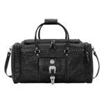 American West Classic Travel Leather Around Duffle Bag Side Zipper Pockets. Fixed Price $448.20.