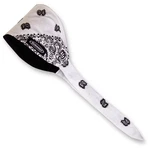 Schampa White/black Paisley Traditional Old School Bandana OSB1-208. Fixed Price $18.69.