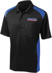 Throttle Threads Parts Unlimited Polo Shirt Black Blue PSU36CS416BRBXL. Fixed Price $64.95.