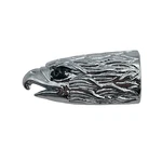Zodiac Motorcycle Eagle Head Tyre Valve Stem Cover Chrome & Black Eyes BC18040. Fixed Price $10.19.