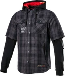 Alpinestars Mo.st.eq Tartan Jacket Gray Black Medium 4300424-9610-M. Fixed Price $379.95.