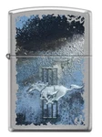 Mustang Distressed Paint Style Brushed Chrome Zippo Lighter * Rare Free Ship. Fixed Price $49.00.